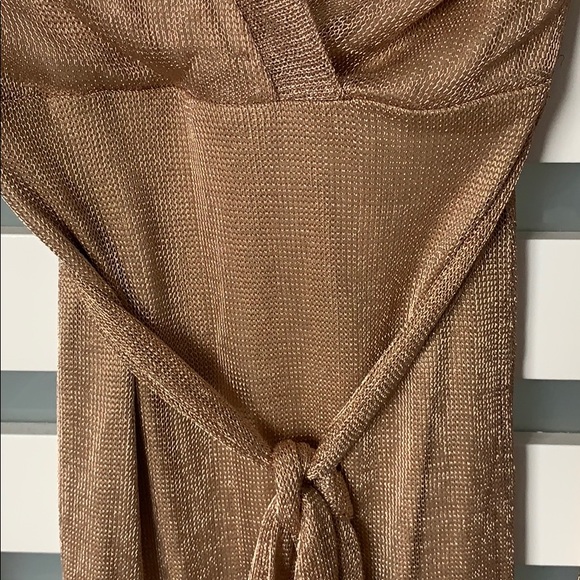 Fashion Nova “Sparkle Like Metal” Metallic Dress - Picture 4 of 6